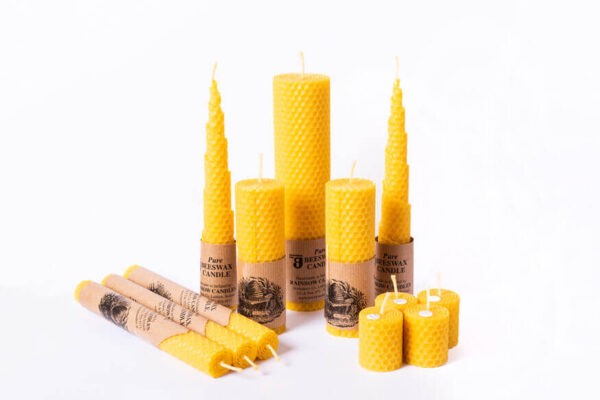 Mason Bee 100% Beeswax Candles Gift Set