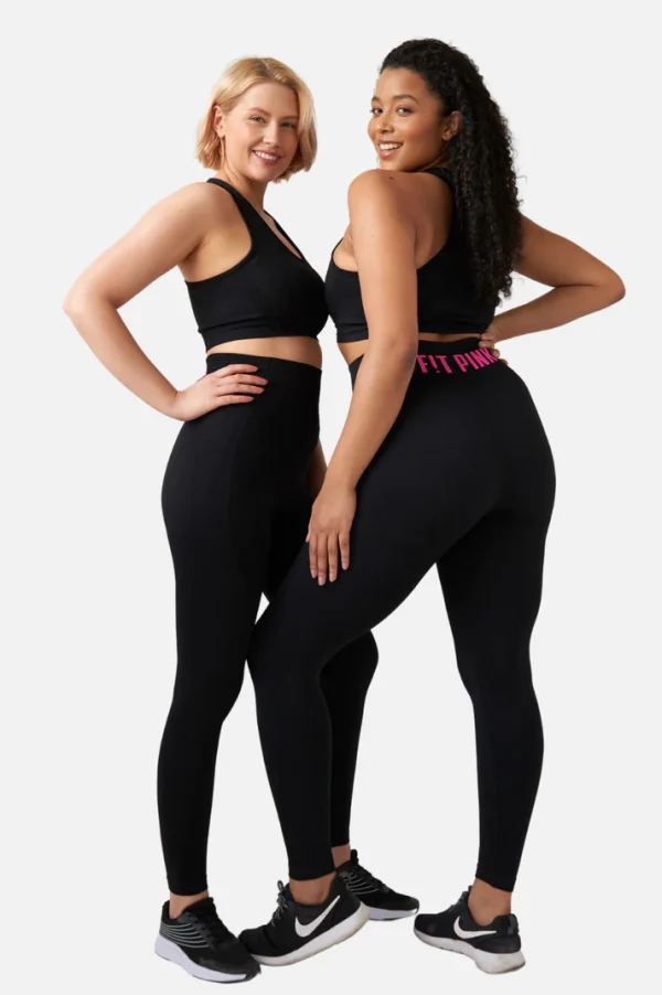 Fit Pink Seamless Compression Leggings