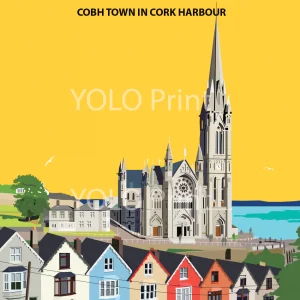 Yolo Print Cobh Town Print