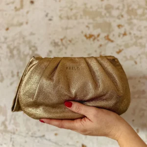 PEELO Cloud Clutch in Gold