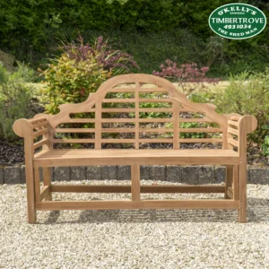 Timbertrove Teak Slatted Bench