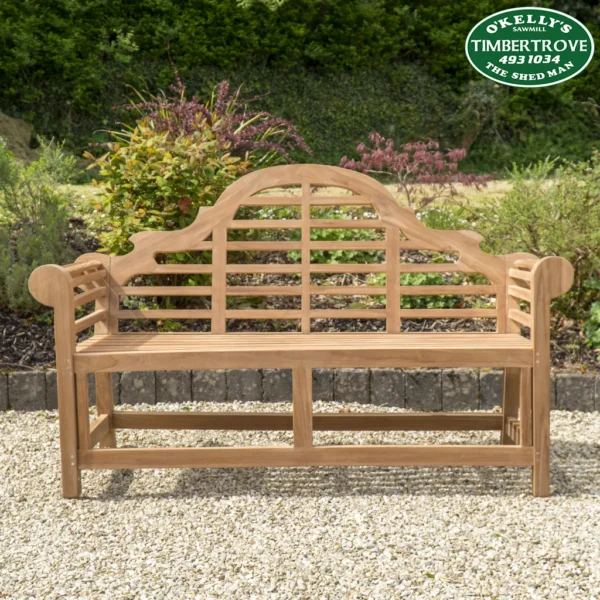 Timbertrove Teak Slatted Bench