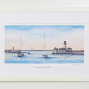 Jim Scully Art Dun Laoghaire Harbour Art Print