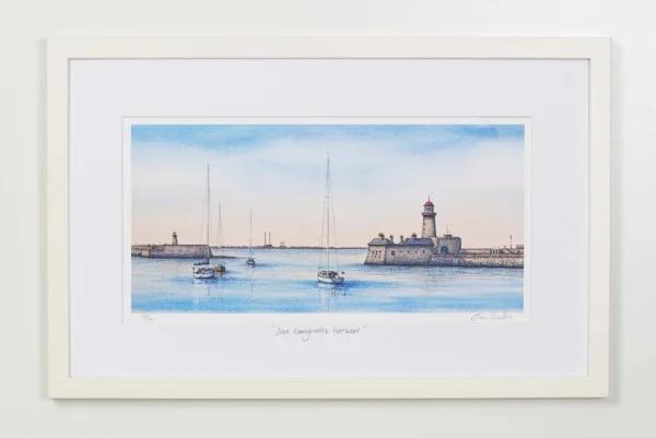 Jim Scully Art Dun Laoghaire Harbour Art Print