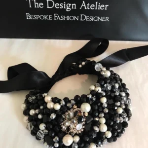 Hand-Beaded Collar
