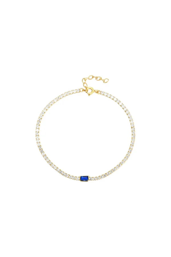 SAPPHIRE TENNIS BRACELET by One Dame Lane
