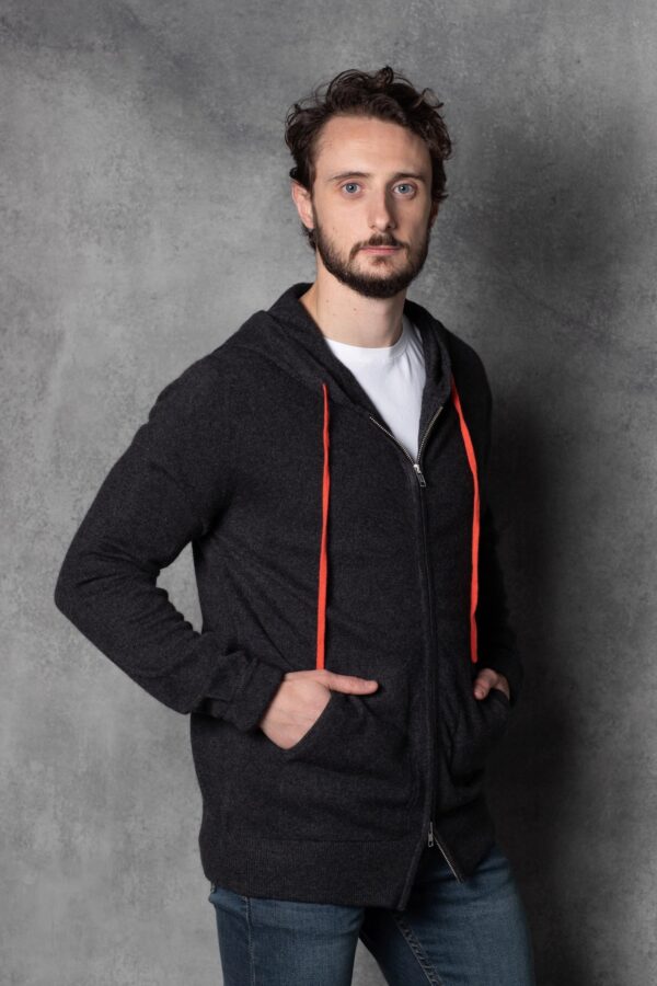 Joseph Zip Cashmere Hoodie - Madigan Cashmere